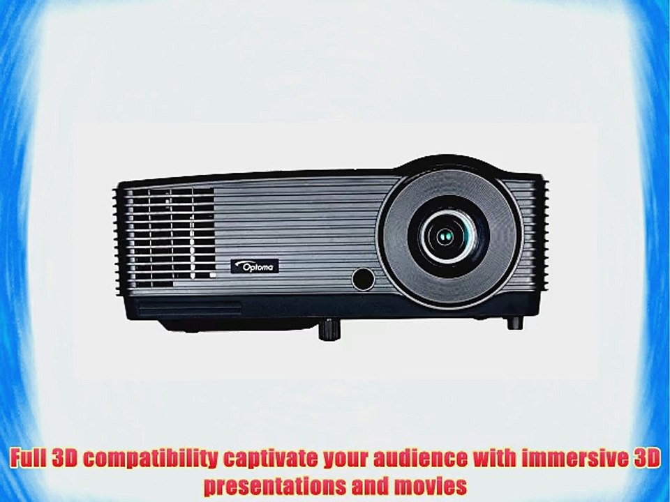 Optoma S311 Full 3D SVGA 3200 Lumen DLP Multimedia Projector with 2 HDMI Ports