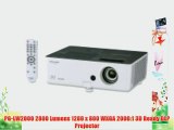 PG-LW2000 2800 Lumens 1280 x 800 WXGA 2000:1 3D Ready DLP Projector