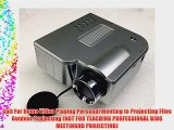 Aketek Mini Multimedia LCD Image System Home LED Digital Projector 60 Cinema Theater PC Laptop