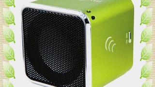 IENJOY IEMC1GRN05 MyCube Wireless Speaker (Green)