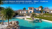 Location vacances - maison/villa - MOUGINS (06250) - 8 pièces - 780m²
