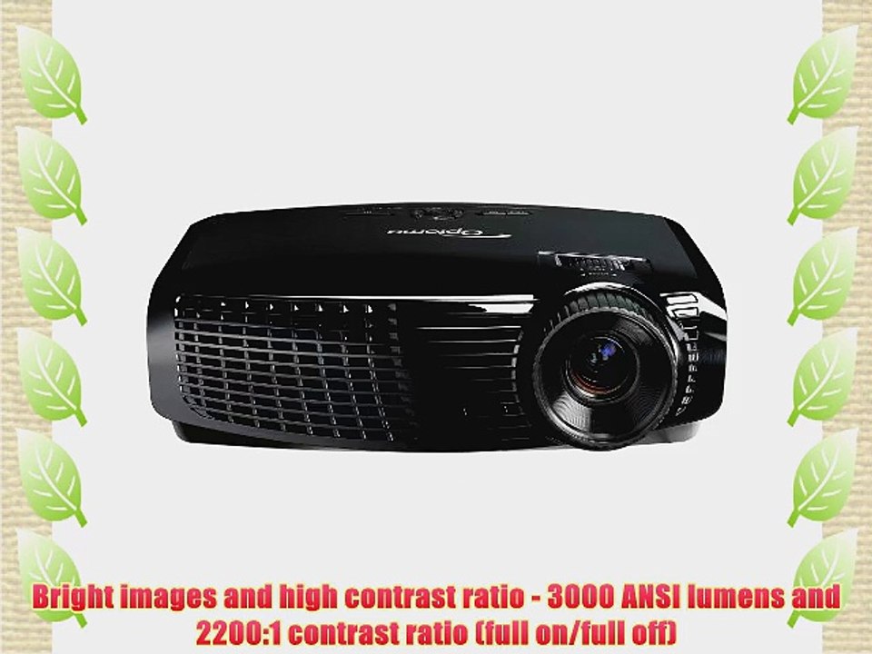 Optoma TH1020 HD (1080p) 3000 ANSI Lumens Multimedia Projector
