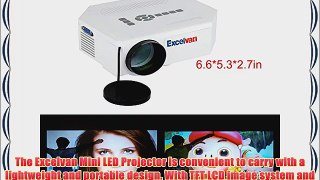 Excelvan UC30 Mini Portable Multimedia Projector Home Theater Video Games Gaming Halloween
