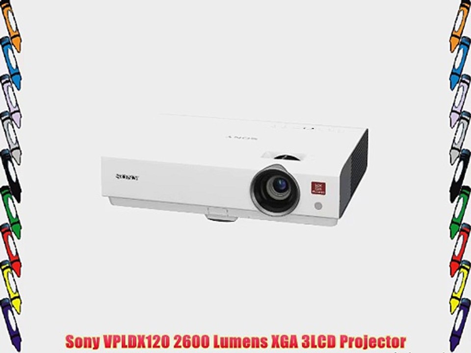 Sony VPLDX120 2600 Lumens XGA 3LCD Projector