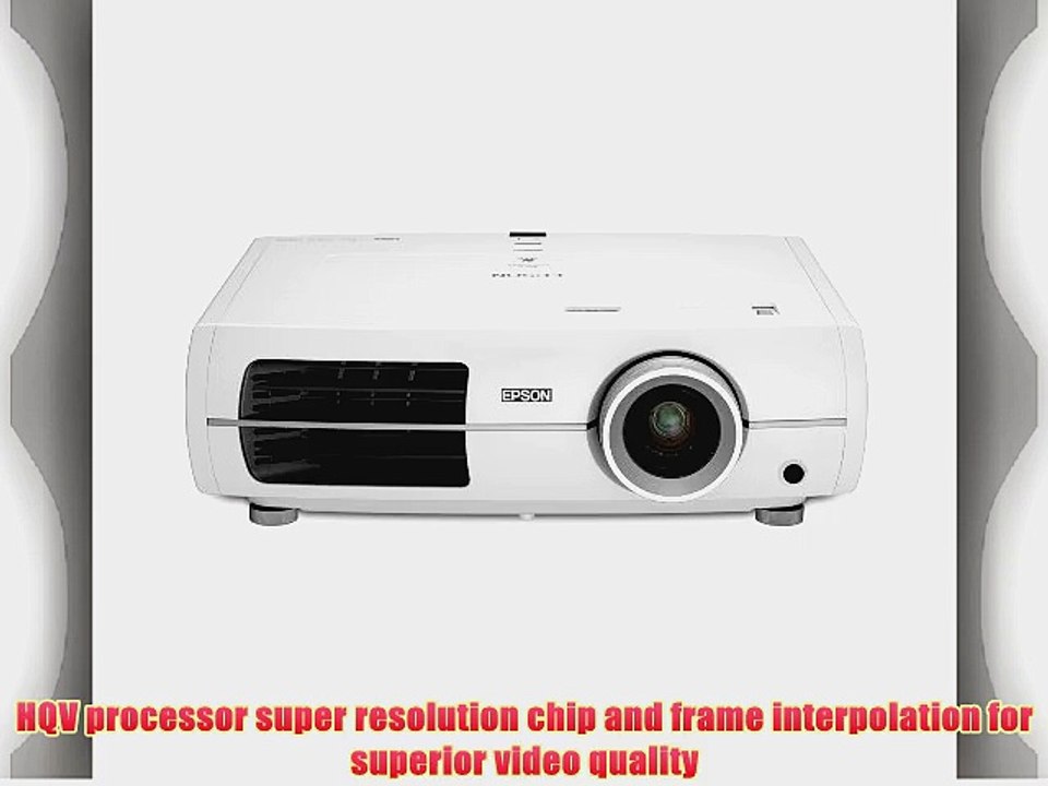 Epson PowerLite Home Cinema 8500 UB LCD Projector (V11H337020)