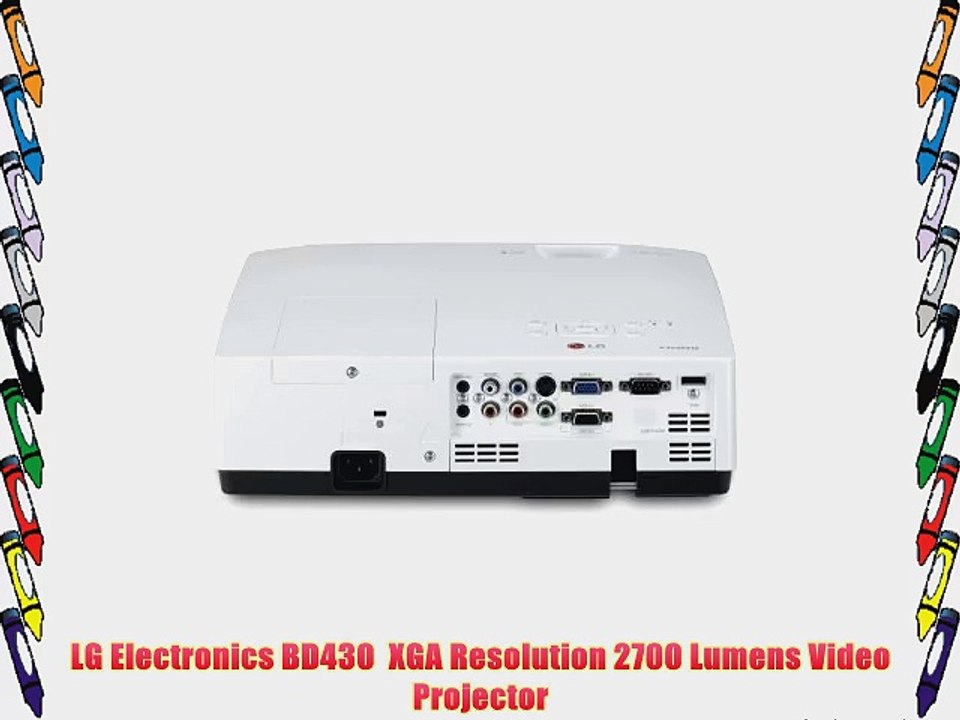 LG Electronics BD430? XGA Resolution 2700 Lumens Video Projector