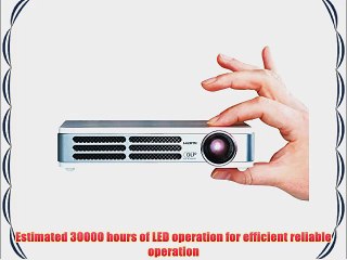 Vivitek Qumi Q2-LITE W  300 Lumen WXGA HDMI 3D-Ready HD 720p Pocket DLP Projector (White)