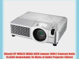 Hitachi CP-WX625 WXGA 4000 Lumens 1000:1 Contrast Ratio 15.6LBS Networkable 16-Watts of Audio