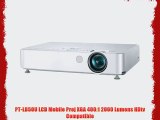 PT-LB50U LCD Mobile Proj XGA 400:1 2000 Lumens HDtv Compatible