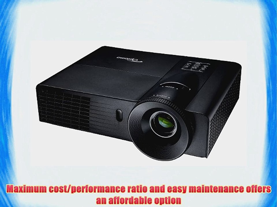 Optoma DW339 WXGA 2600 ANSI Lumens 3D-Multimedia Projector