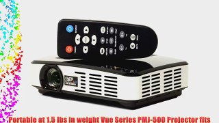 IncrediSonic Pico Projector Vue Series PMJ-500 3D DLP 500 Lumens LED HDMI USB VGA microSD Card