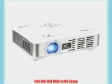 FHD-6900A Portable Palm HD LED Projector W/ Android WiFi Bluetooth