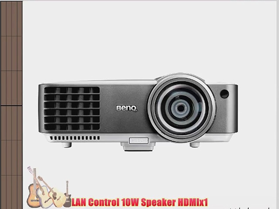 BenQ MW814ST 2500 Lumen WXGA Short Throw 3D DLP Projector