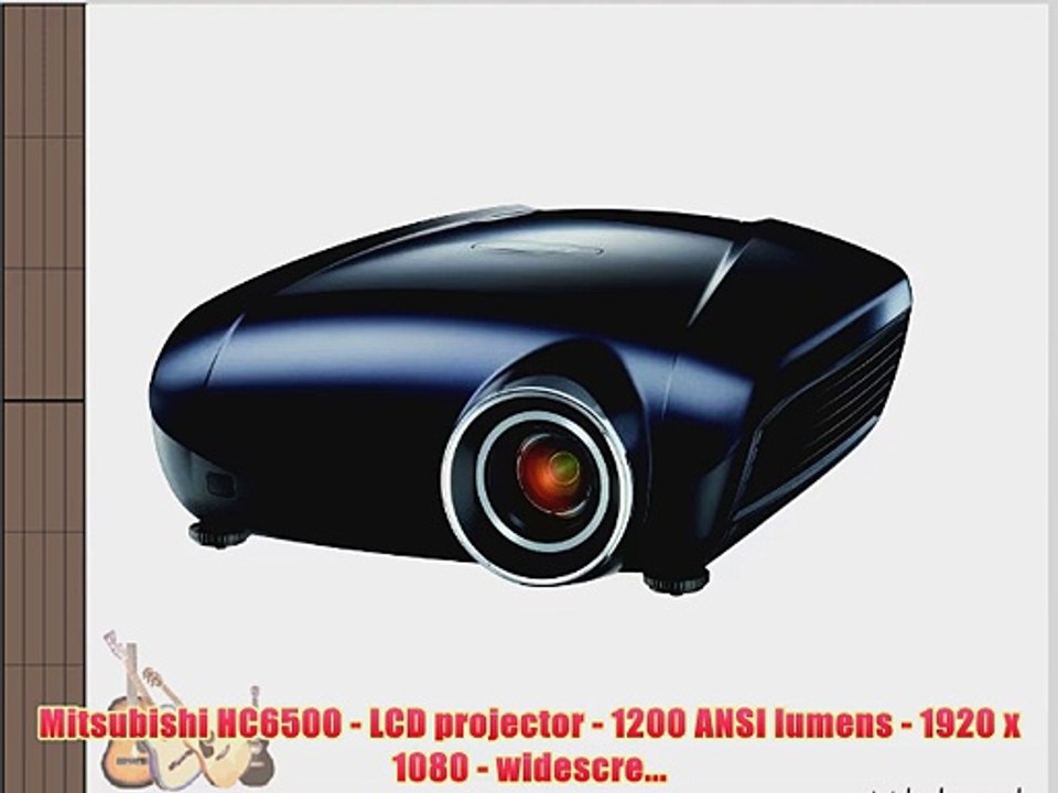 Mitsubishi HC6500 - LCD projector - 1200 ANSI lumens - 1920 x 1080 - widescre...