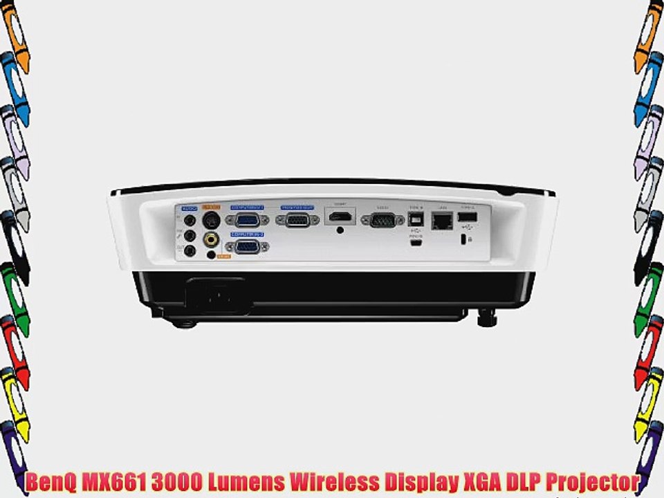 BenQ MX661 3000 Lumens Wireless Display XGA DLP Projector