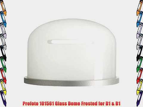 Profoto 101561 Glass Dome Frosted for D1