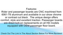 Precision Billet Bad Axe Rider Billet Floorboards - Chrome BAX-410-BG0-CHR Review
