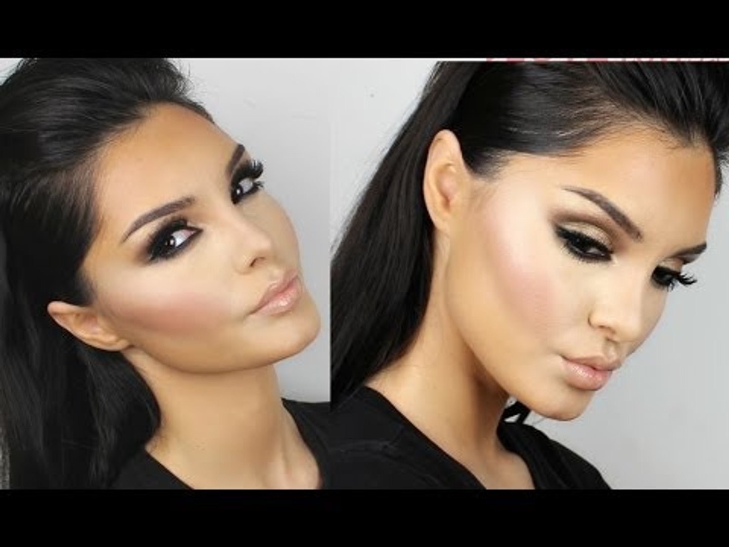 Makeup Tutorial : Kim Kardashian New Brown Smokey Eyes - video Dailymotion