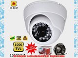 Kadei CCTV Security Camera Outdoor/Indoor 1/3 SONY 1.3 Megapixel Sensor 1000TVL Lines HD Day
