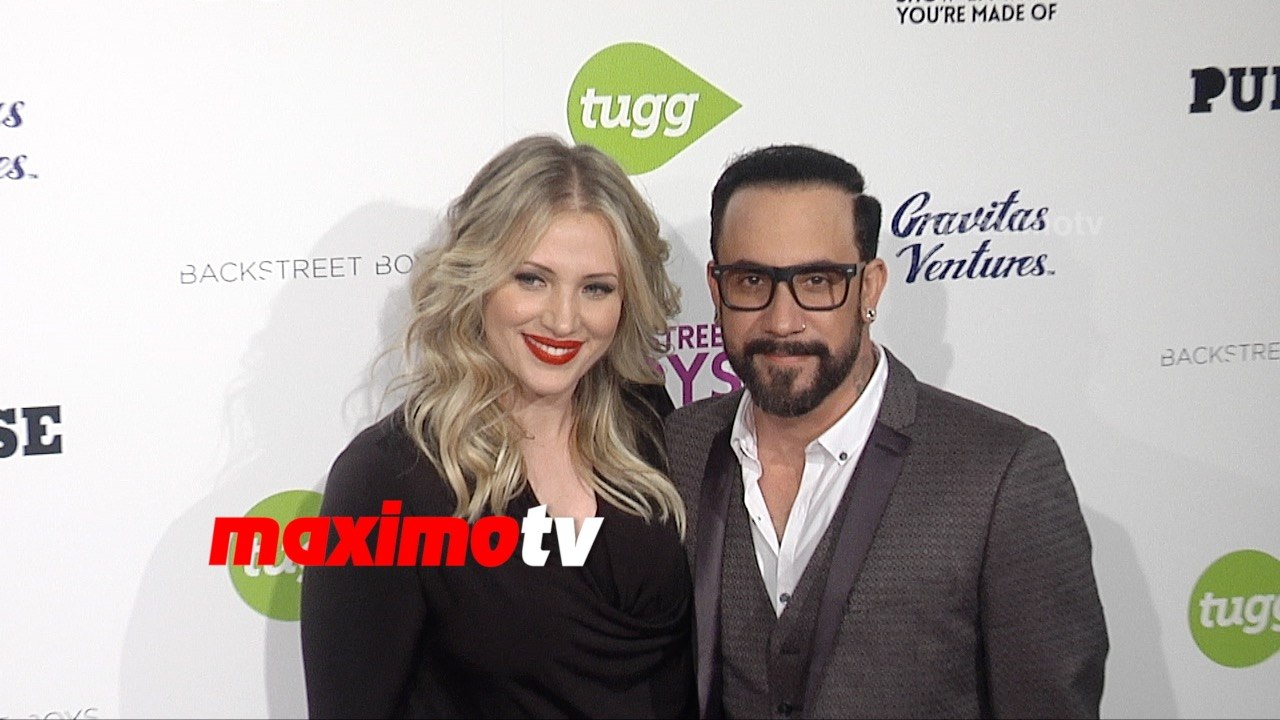 AJ McLean | Backstreet Boys Show 'Em (What You're Made Of) Premiere Red Carpet