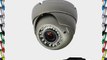 700TVL Varifocal 1/3 SONY Effio-E 960H CCD Dome Camera 36IR 2.8-12MM Zoom Infrared CCTV Surveillance