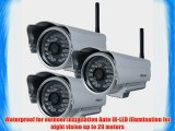 Foscam FI8904W Outdoor Wireless/Wired IP Camera - 3 Pack