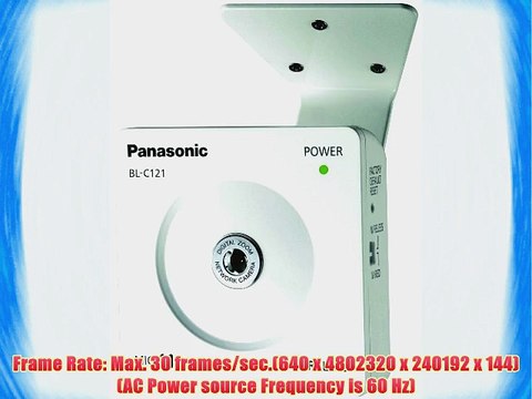 Panasonic BL-C121A Wireless Network Camera