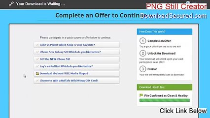 PNG Still Creator Serial - Instant Download (2015)