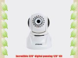 Polaroid IP300W Wireless Network Surveillance Indoor IP Camera with Remote Control Pan/Tilt