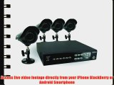 Defender SN500-4CH-002 Feature-rich 4 Channel H.264 DVR Security System with Smart Phone Access