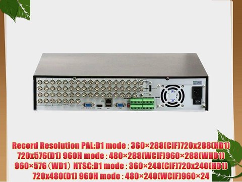 Professional Surveillance Security Camera 32 Channel H.264 960H Realtime DVR with 1TB Hard