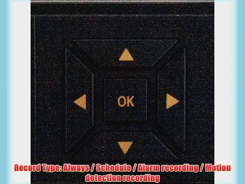 GW High End CCTV Surveillance Recorder 4 Channel DVR 2TB Hard Drive H.264 960H