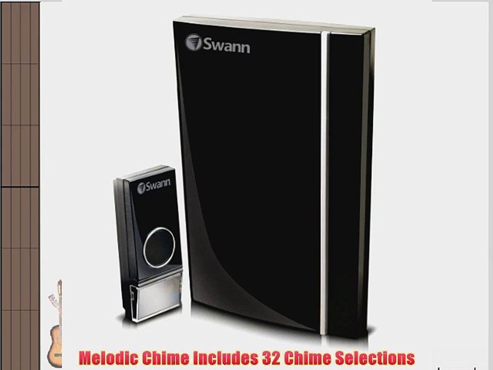 Swann SWHOM-DC830B-GL Wireless Door Chime with Black Finish
