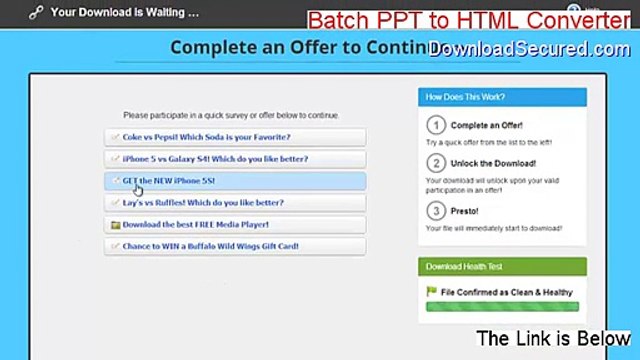 Batch PPT to HTML Converter Full Download (Download Here 2015)