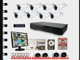 Evertech 8CH H.264 Standalone DVR CCTV Surveillance System with 8 Sony Bullet CCD Security