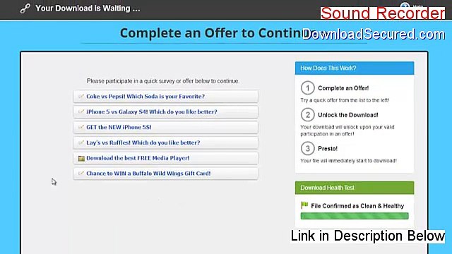 Sound Recorder Serial - Download Now 2015