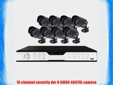 16 Channel CCTV Surveillance Camera System 1TB Hard Drive