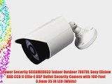iPower Security SCCAME0033 Indoor Outdoor 700TVL Sony EXview HAD CCD II Effio-E DSP Bullet