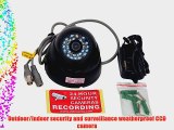 VideoSecu Day Night Vision Outdoor CCD CCTV Security Dome Camera Vandal-proof 3.6mm Wide View
