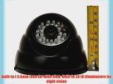 VideoSecu Dome Day Night Outdoor Security Camera Vandal Proof Built-in 1/3 SONY Effio CCD 600TVL