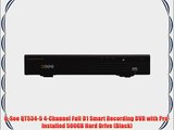 Q-See QT534-5 4-Channel Full D1 Smart Recording DVR with Pre-Installed 500GB Hard Drive (Black)