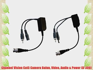 Channel Vision Cat5 Camera Balun Video Audio
