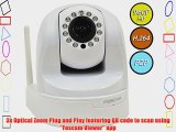 Foscam Plug and Play FI9826P (White) 1.3 Megapixel (1280x960p) 3x Optical Zoom H.264 Pan/Tilt