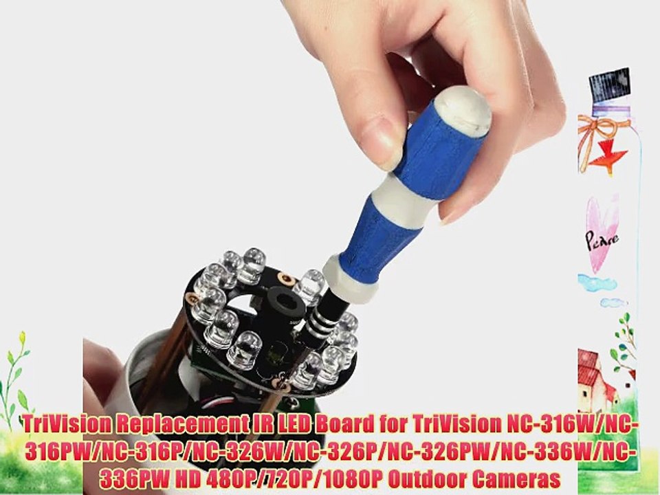 TriVision Replacement IR LED Board for TriVision NC-316W/NC-316PW/NC-316P/NC-326W/NC-326P/NC-326PW/NC-336W/NC-336PW