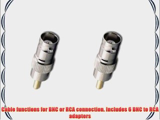 VideoSecu 3 X 100 Feet Video Power CCTV Security Camera Cable with BNC RCA connectors 1QB