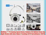 iMeMine 7 PTZ Analog Speed Dome Camera 27x Optical Zoom Day Night Vision with Auto Object Tracking