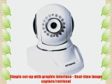 Polaroid IP300W wireless IP Network Security Camera Pan and Tilt IR-cut Filter White - 5 Pack