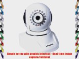 Polaroid IP300W wireless IP Network Security Camera Pan and Tilt IR-cut Filter White - 9 Pack