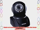 Polaroid IP300B wireless IP Network Security Camera Pan and Tilt IR-cut Filter Black - 6 Pack