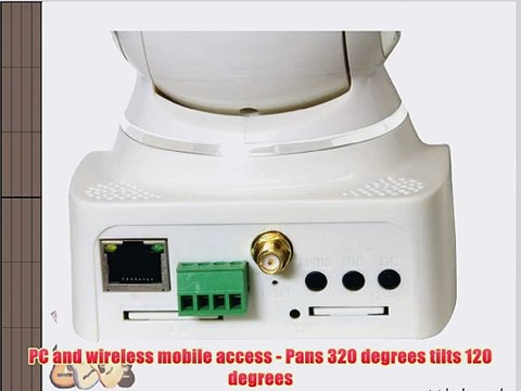 Polaroid IP300W wireless IP Network Security Camera Pan and Tilt IR-cut Filter White - 8 Pack